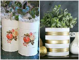 vasos-lindos-com-latas-decoradas-capa-2 Vasos decorativos com latas para inspiração