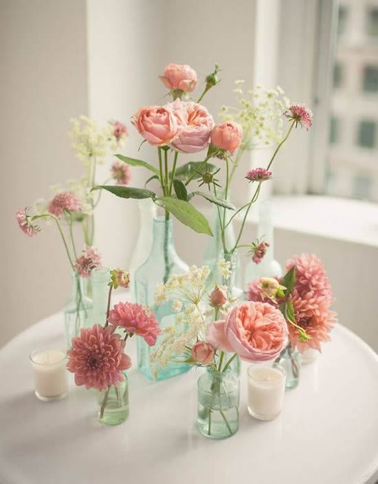 Lindos arranjos de flores para casamentos