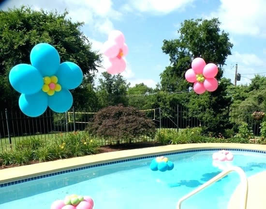 Enfeites com balões para Dia das Crianças